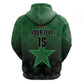 Custom Kenya Football Hoodie Harambee Harambee Stars - Green Jersey - African Pride