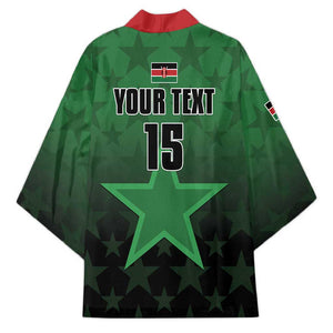 Custom Kenya Football Kimono Go Harambee Stars - Green Jersey