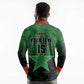 Custom Kenya Football Long Sleeve Polo Shirt Harambee Harambee Stars - Green Jersey - African Pride