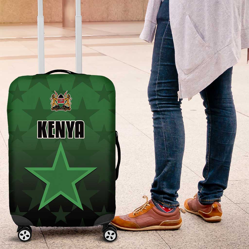 Kenya Football Luggage Cover Harambee Harambee Stars - Green Jersey - African Pride