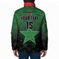 Custom Kenya Football Padded Jacket Go Harambee Stars - Green Jersey