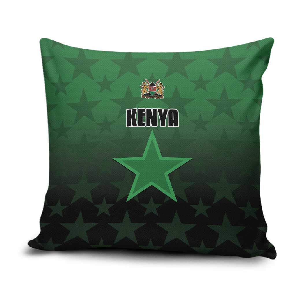 Kenya Football Pillow Cover Go Harambee Stars - Green Jersey