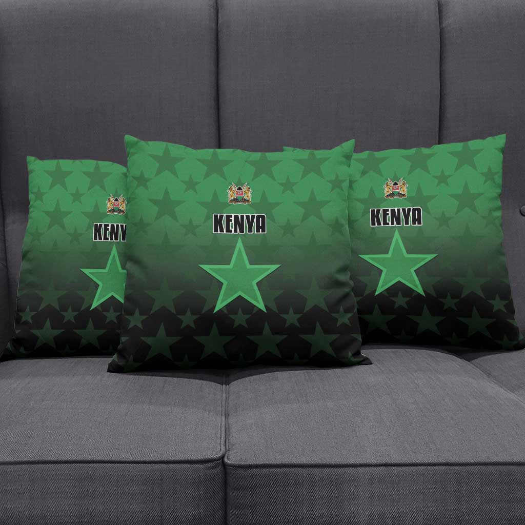 Kenya Football Pillow Cover Go Harambee Stars - Green Jersey