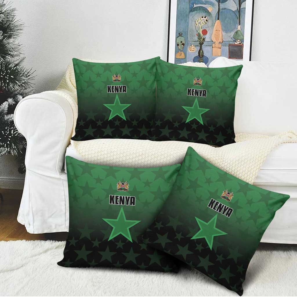 Kenya Football Pillow Cover Go Harambee Stars - Green Jersey
