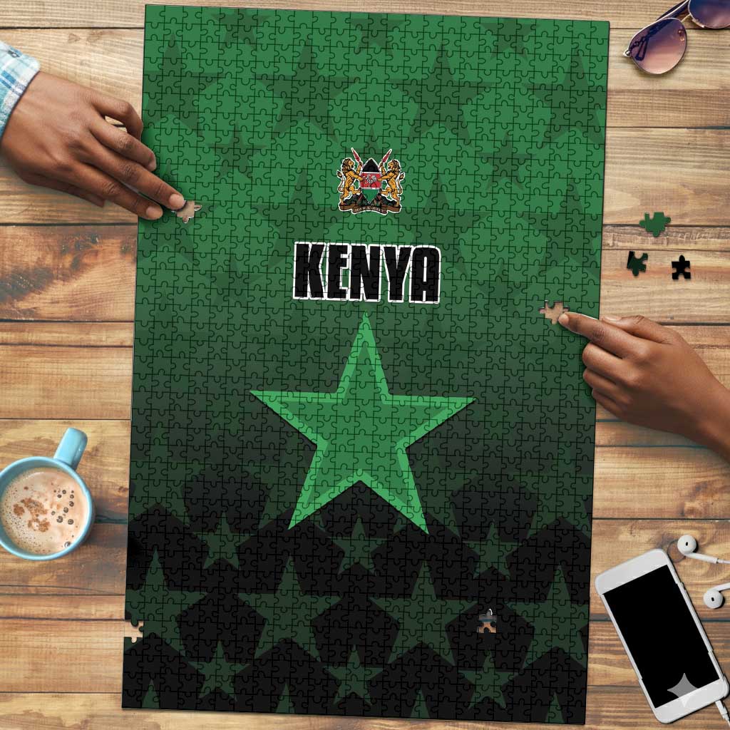 Kenya Football Puzzle Go Harambee Stars - Green Jersey