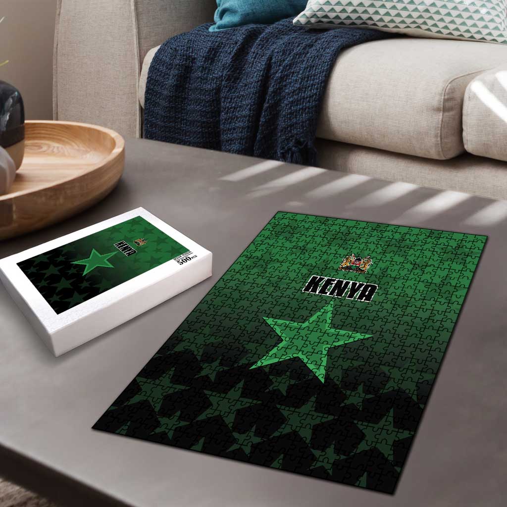 Kenya Football Puzzle Go Harambee Stars - Green Jersey