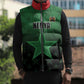 Custom Kenya Football Sleeveless Puffer Jacket Go Harambee Stars - Green Jersey