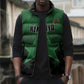 Custom Kenya Football Sleeveless Puffer Jacket Go Harambee Stars - Green Jersey