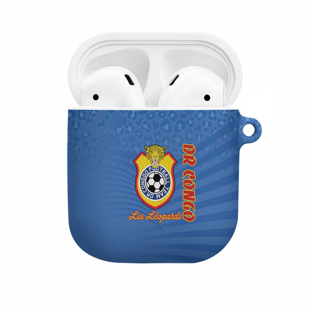 DR Congo Football AirPods Case Come On Les Léopards