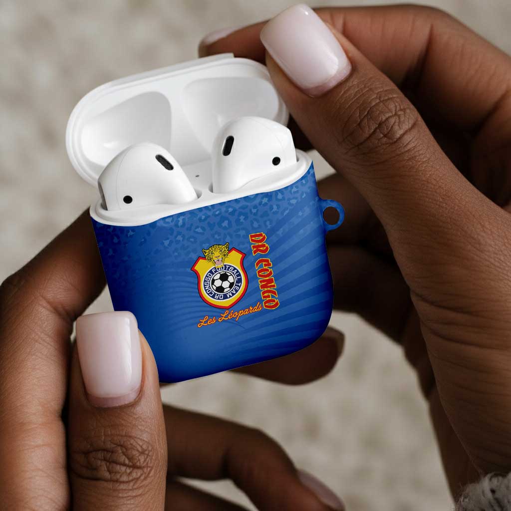 DR Congo Football AirPods Case Come On Les Léopards