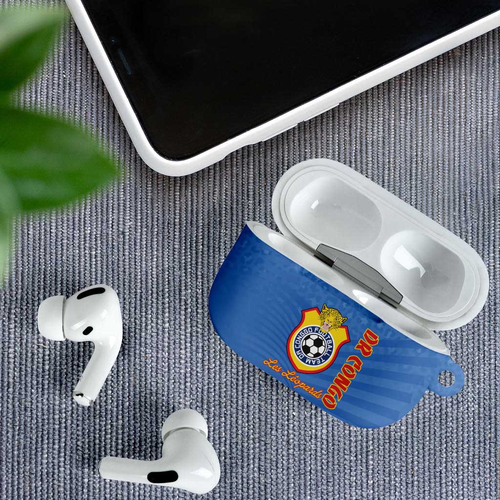DR Congo Football AirPods Case Come On Les Léopards