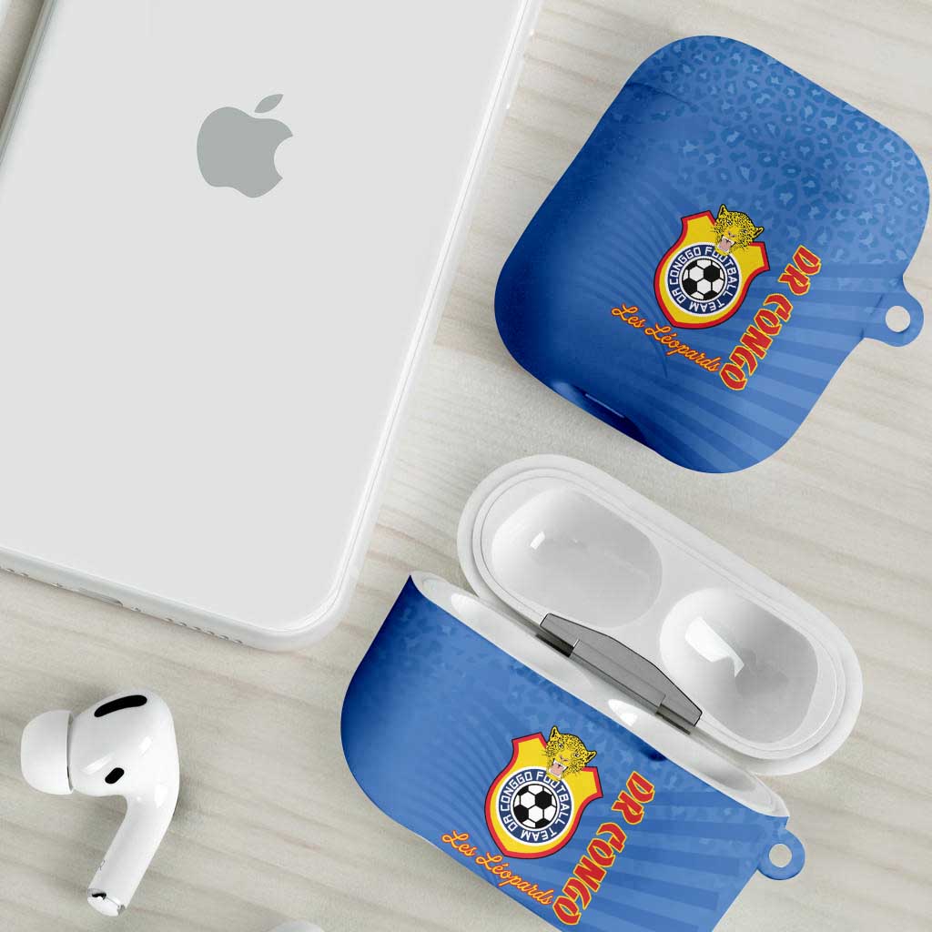 DR Congo Football AirPods Case Come On Les Léopards