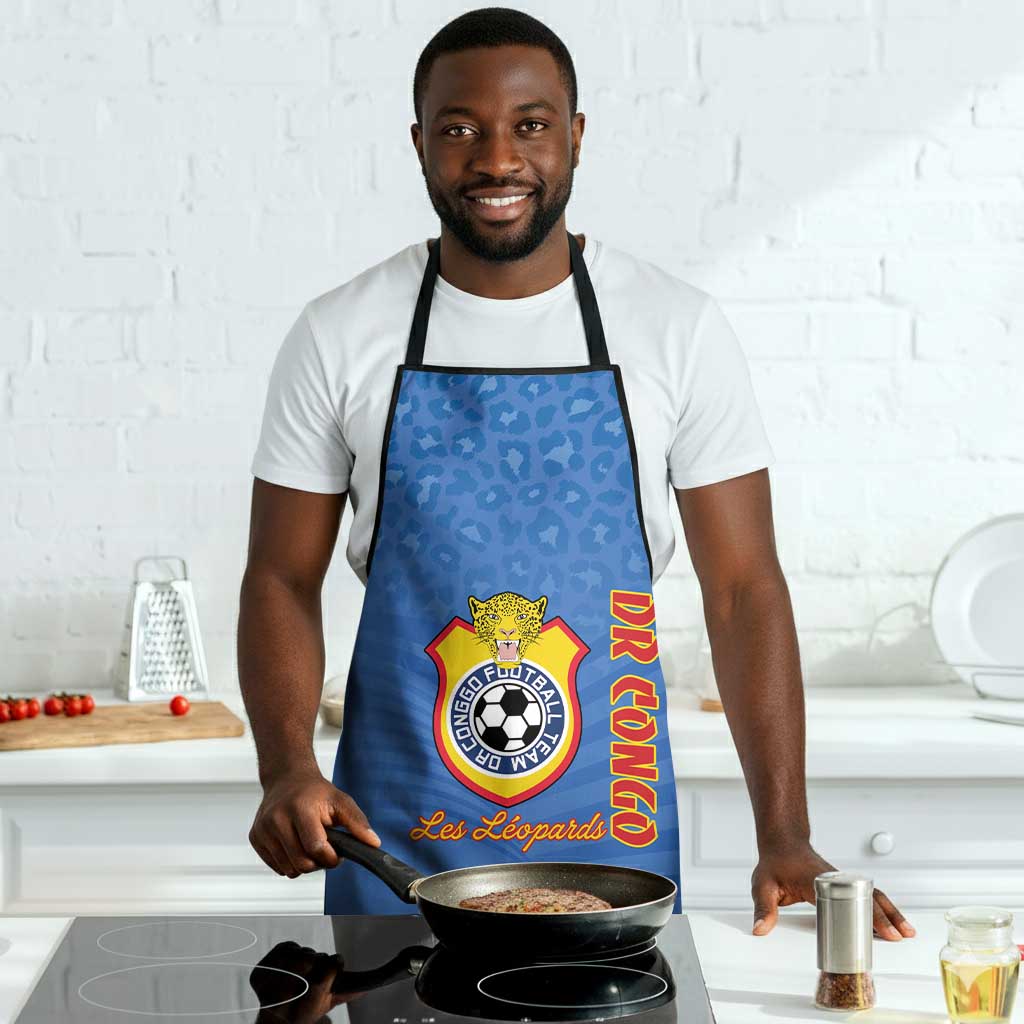 DR Congo Football Apron Come On Les Léopards