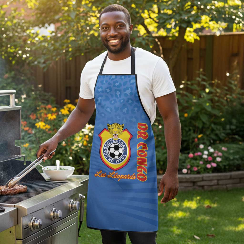 DR Congo Football Apron Come On Les Léopards