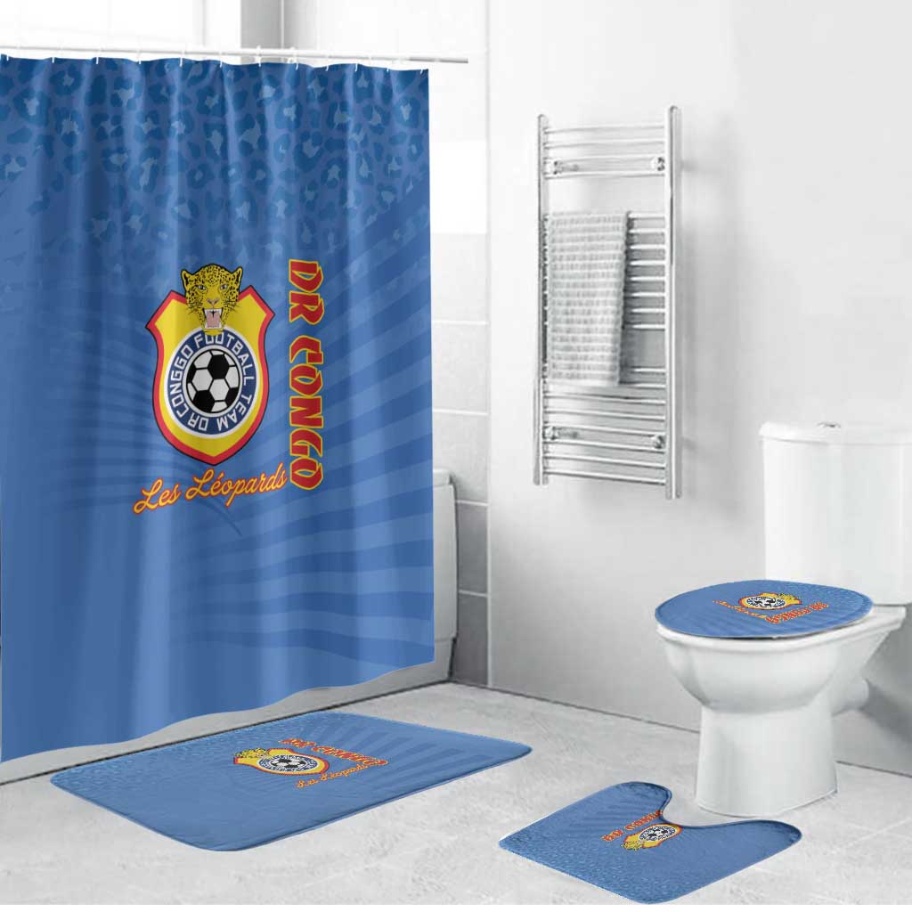DR Congo Football Bathroom Set Come On Les Léopards