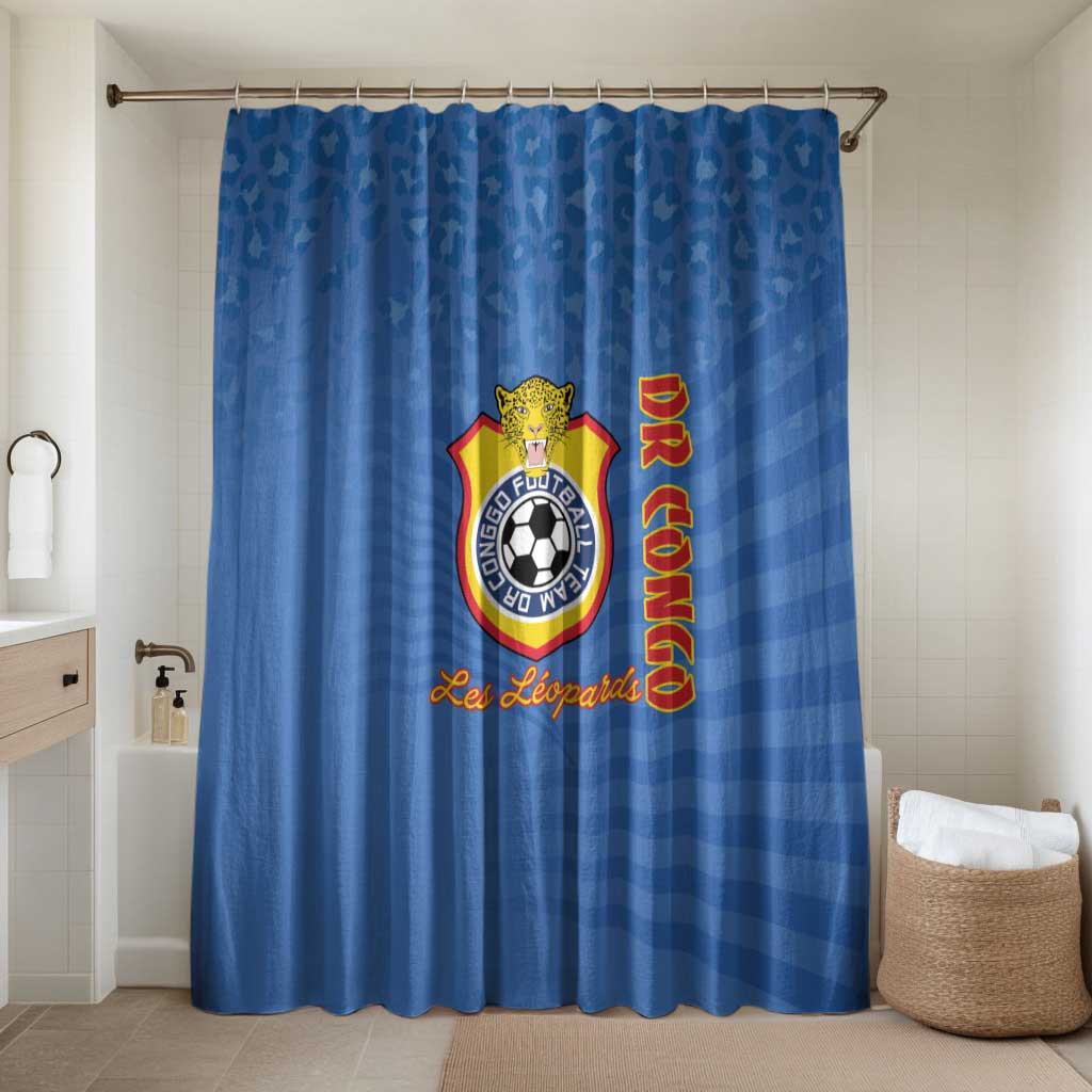 DR Congo Football Bathroom Set Come On Les Léopards