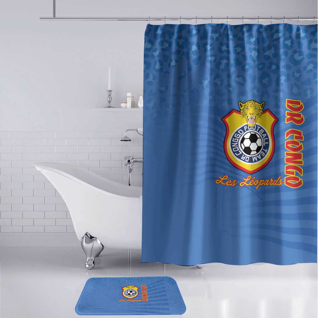 DR Congo Football Bathroom Set Come On Les Léopards