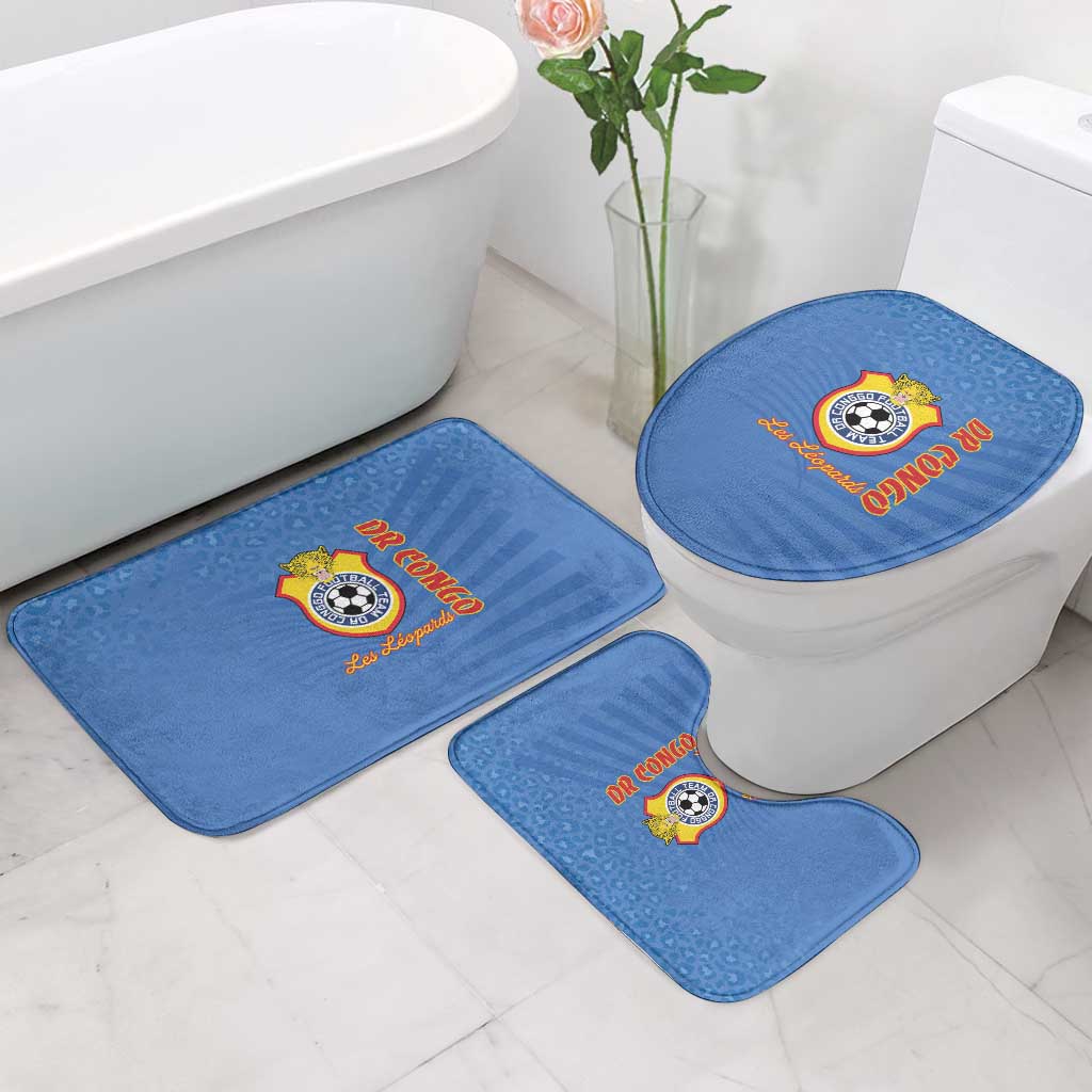 DR Congo Football Bathroom Set Come On Les Léopards