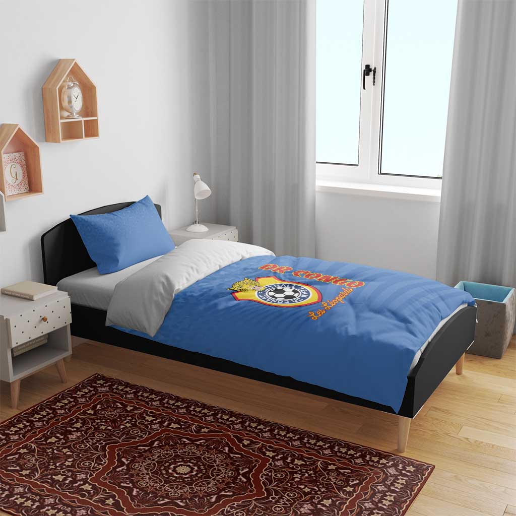 DR Congo Football Bedding Set Allez Les Léopards - African Pride