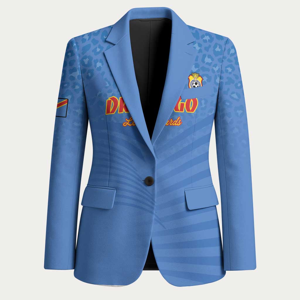 Custom DR Congo Football Blazer Come On Les Léopards