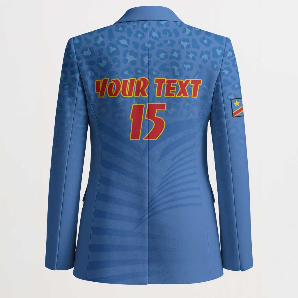 Custom DR Congo Football Blazer Come On Les Léopards