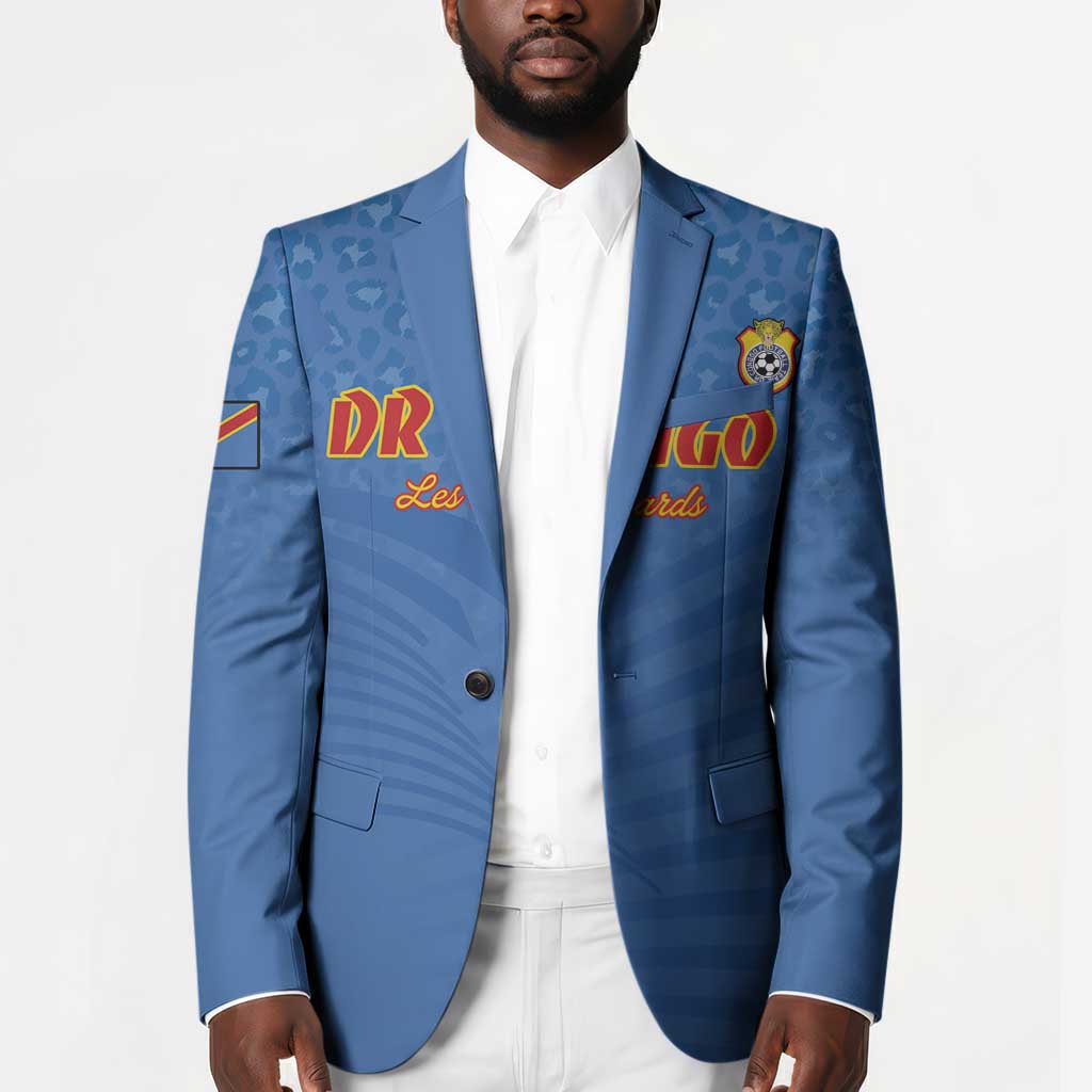 Custom DR Congo Football Blazer Come On Les Léopards