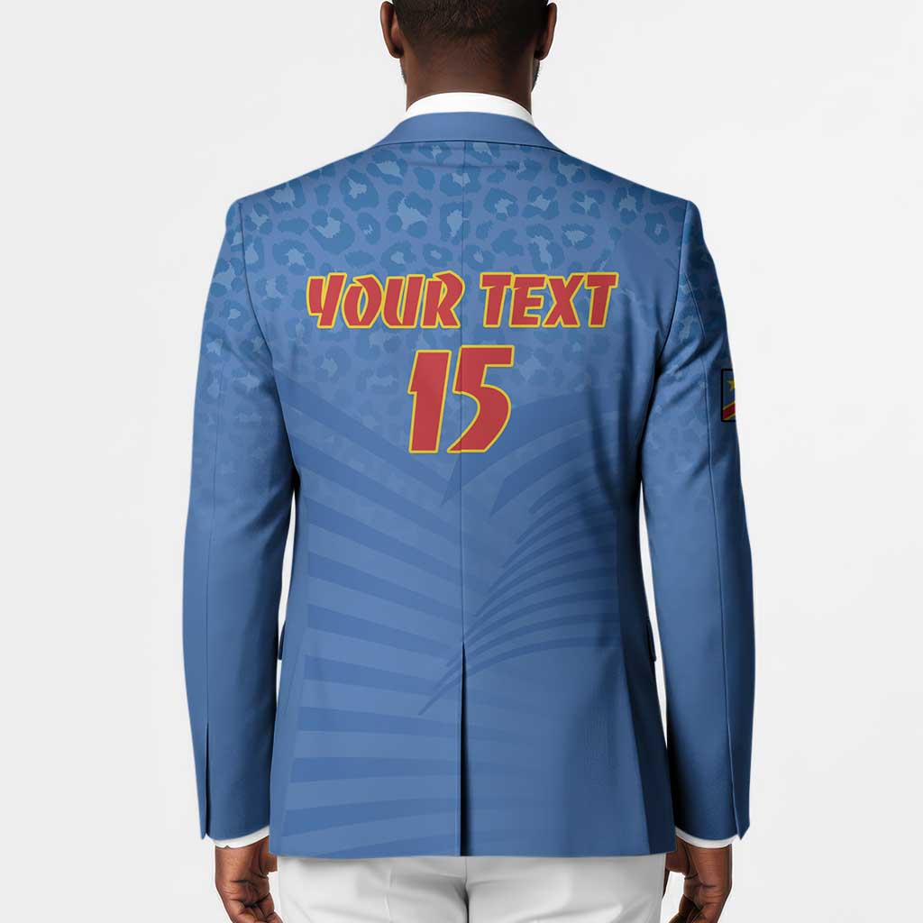 Custom DR Congo Football Blazer Come On Les Léopards