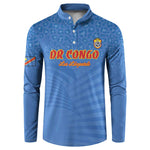 Custom DR Congo Football Button Sweatshirt Come On Les Léopards