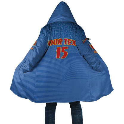 Custom DR Congo Football Cloak Come On Les Léopards