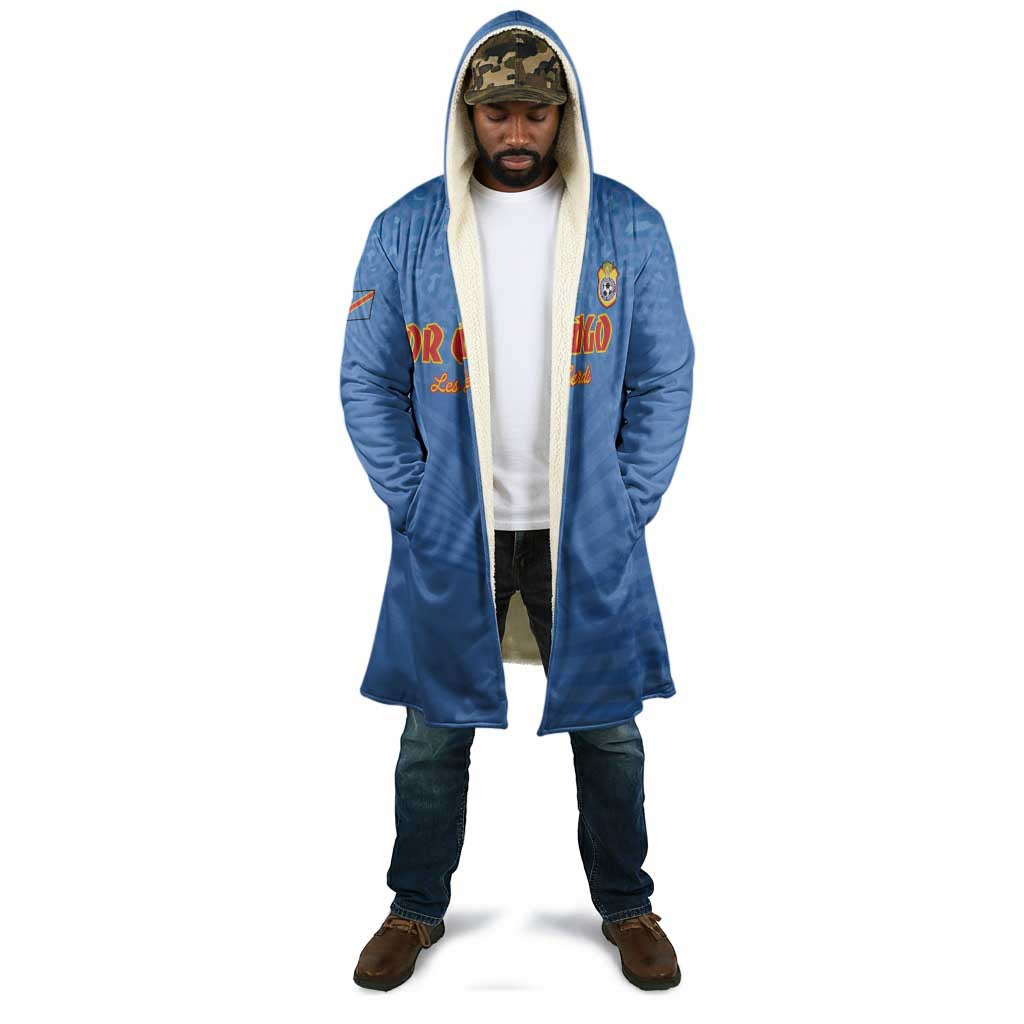Custom DR Congo Football Cloak Come On Les Léopards