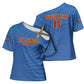 Custom DR Congo Football Cross Shoulder Shirt Come On Les Léopards