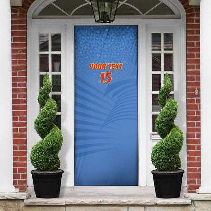 Custom DR Congo Football Door Cover Come On Les Léopards