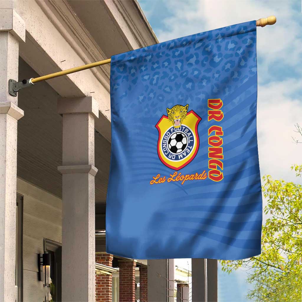 DR Congo Football Garden Flag Allez Les Léopards - African Pride