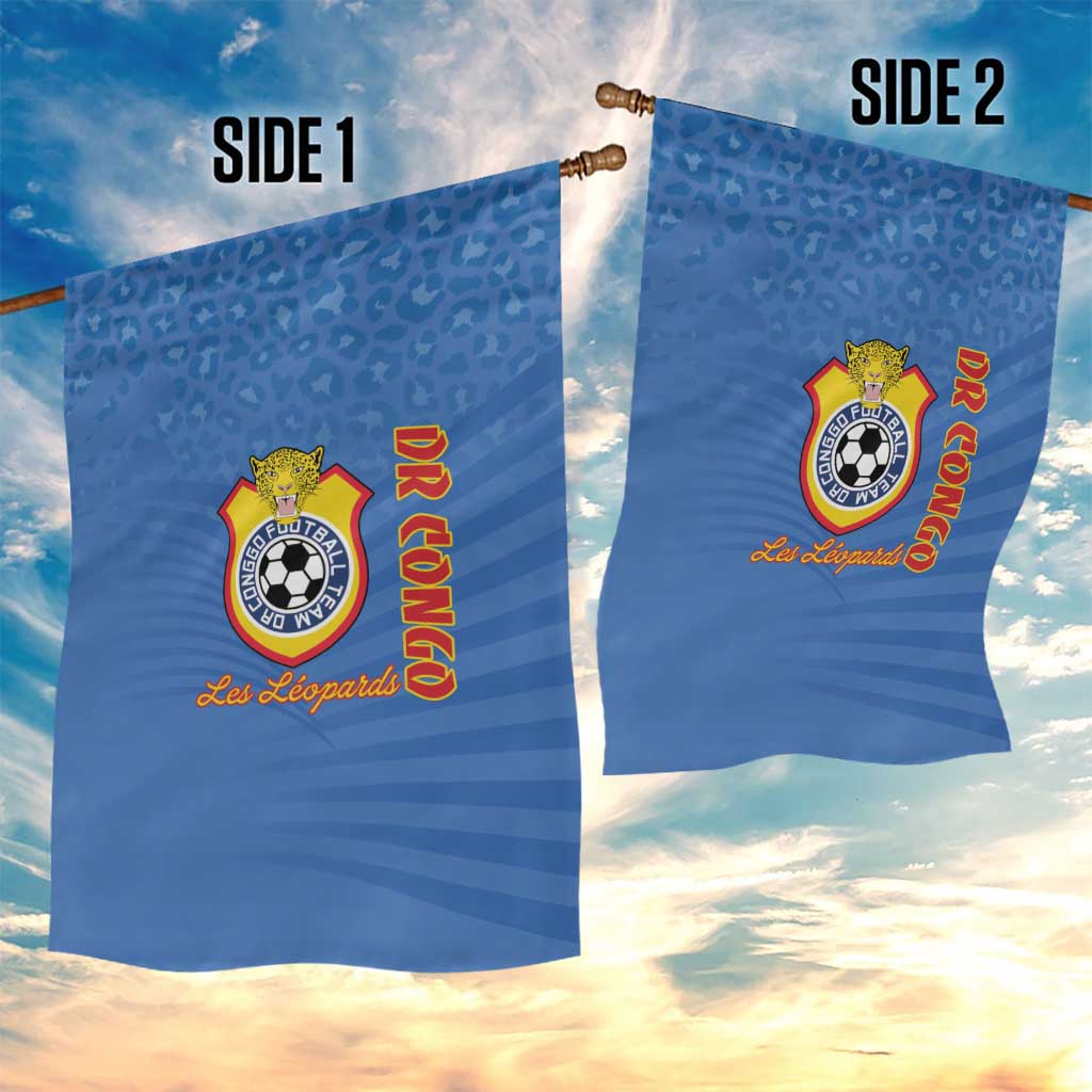 DR Congo Football Garden Flag Allez Les Léopards - African Pride