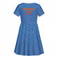 Custom DR Congo Football Kid Short Sleeve Dress Allez Les Léopards - African Pride
