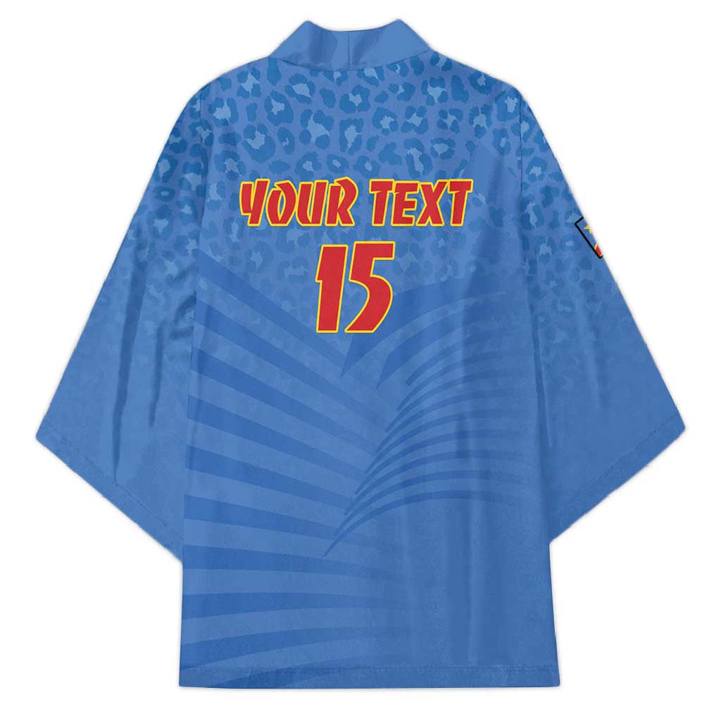 Custom DR Congo Football Kimono Come On Les Léopards
