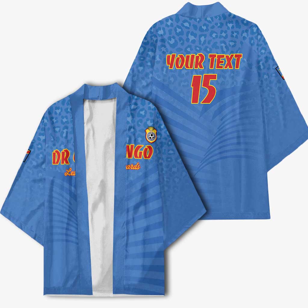 Custom DR Congo Football Kimono Come On Les Léopards