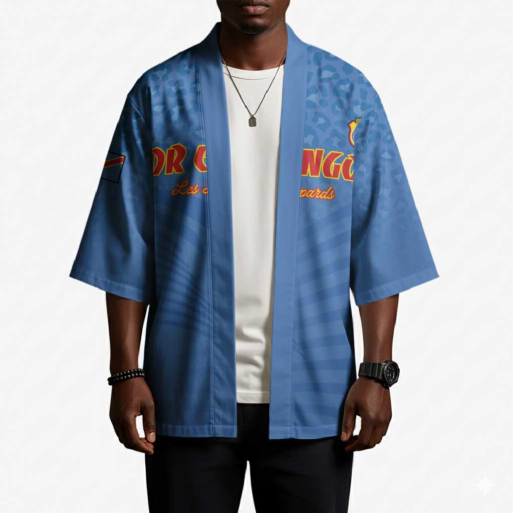 Custom DR Congo Football Kimono Come On Les Léopards