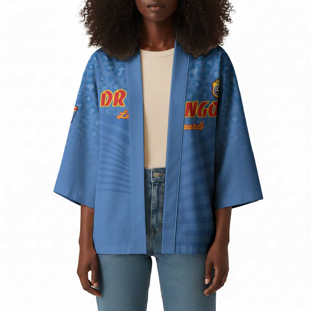 Custom DR Congo Football Kimono Come On Les Léopards