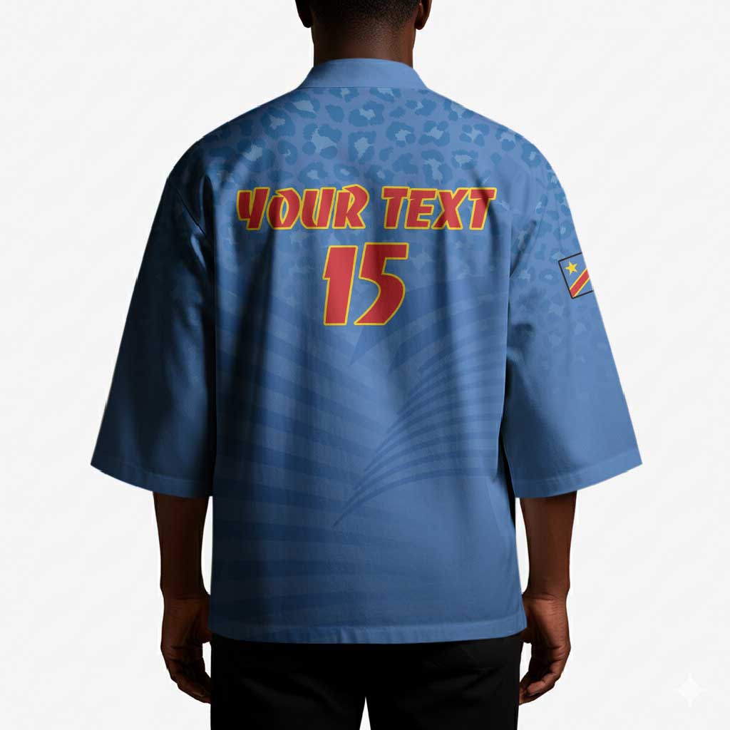 Custom DR Congo Football Kimono Come On Les Léopards
