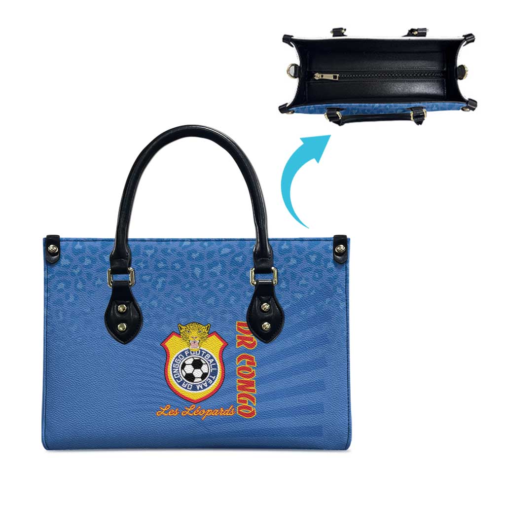 DR Congo Football Leather Bag Come On Les Léopards