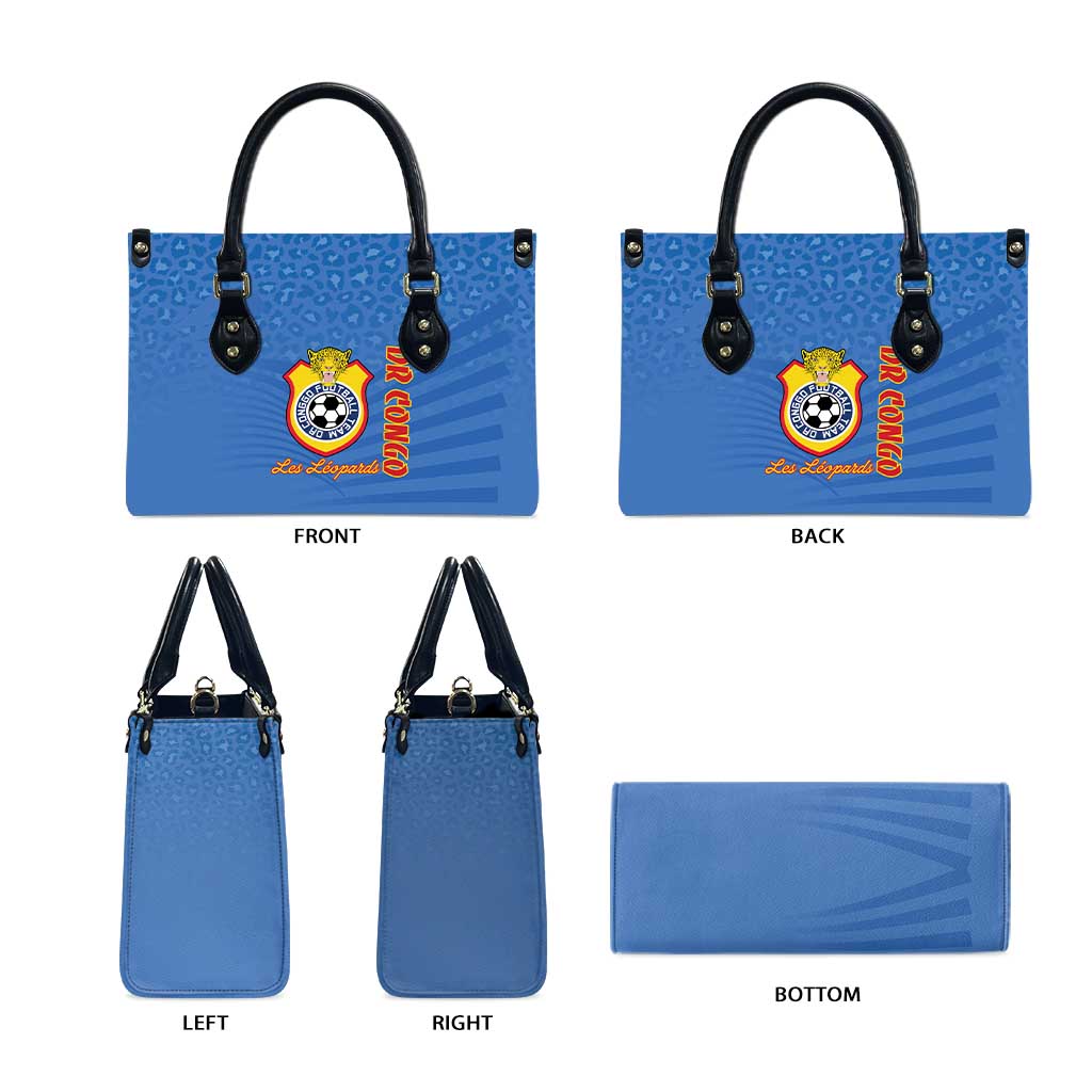 DR Congo Football Leather Bag Come On Les Léopards