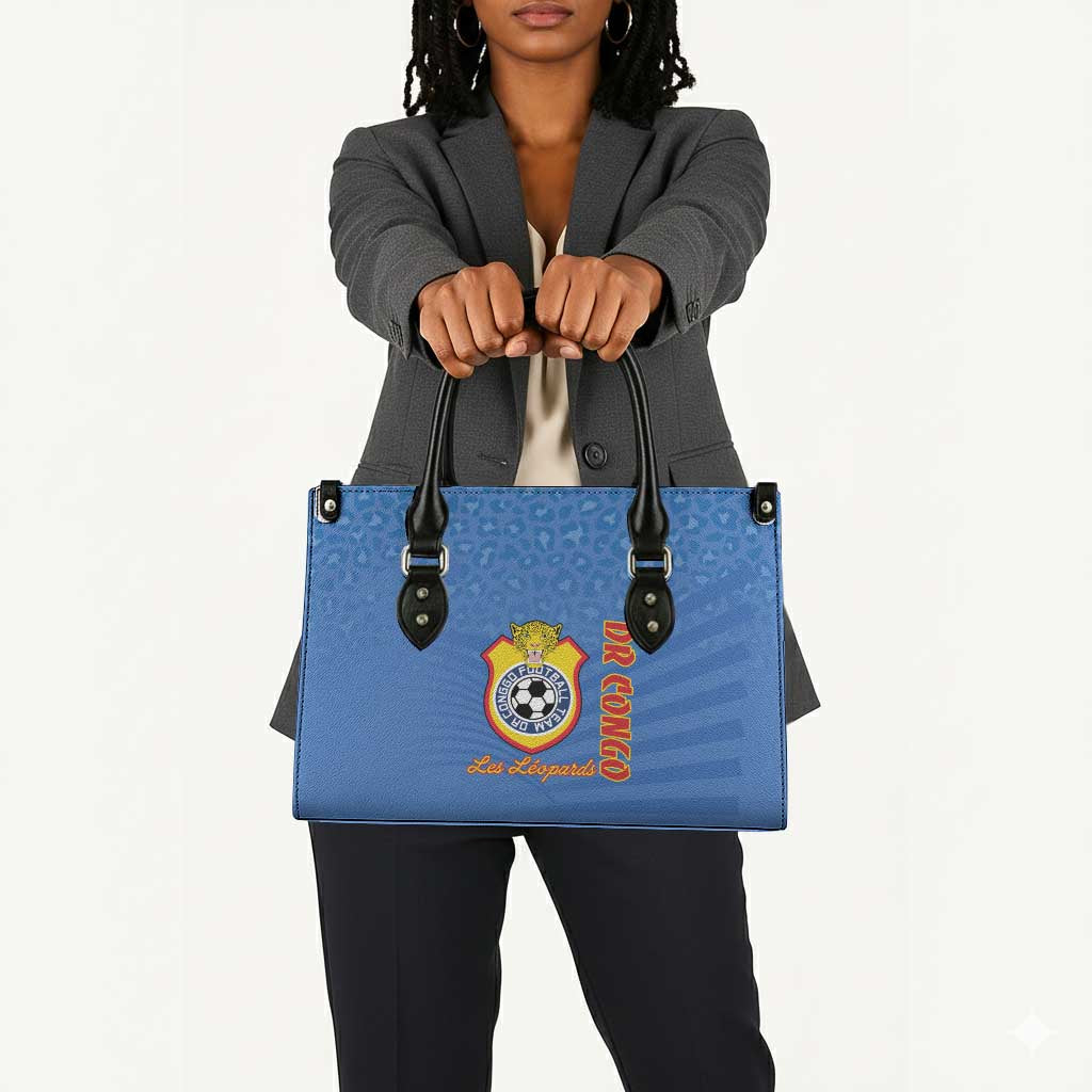DR Congo Football Leather Bag Come On Les Léopards