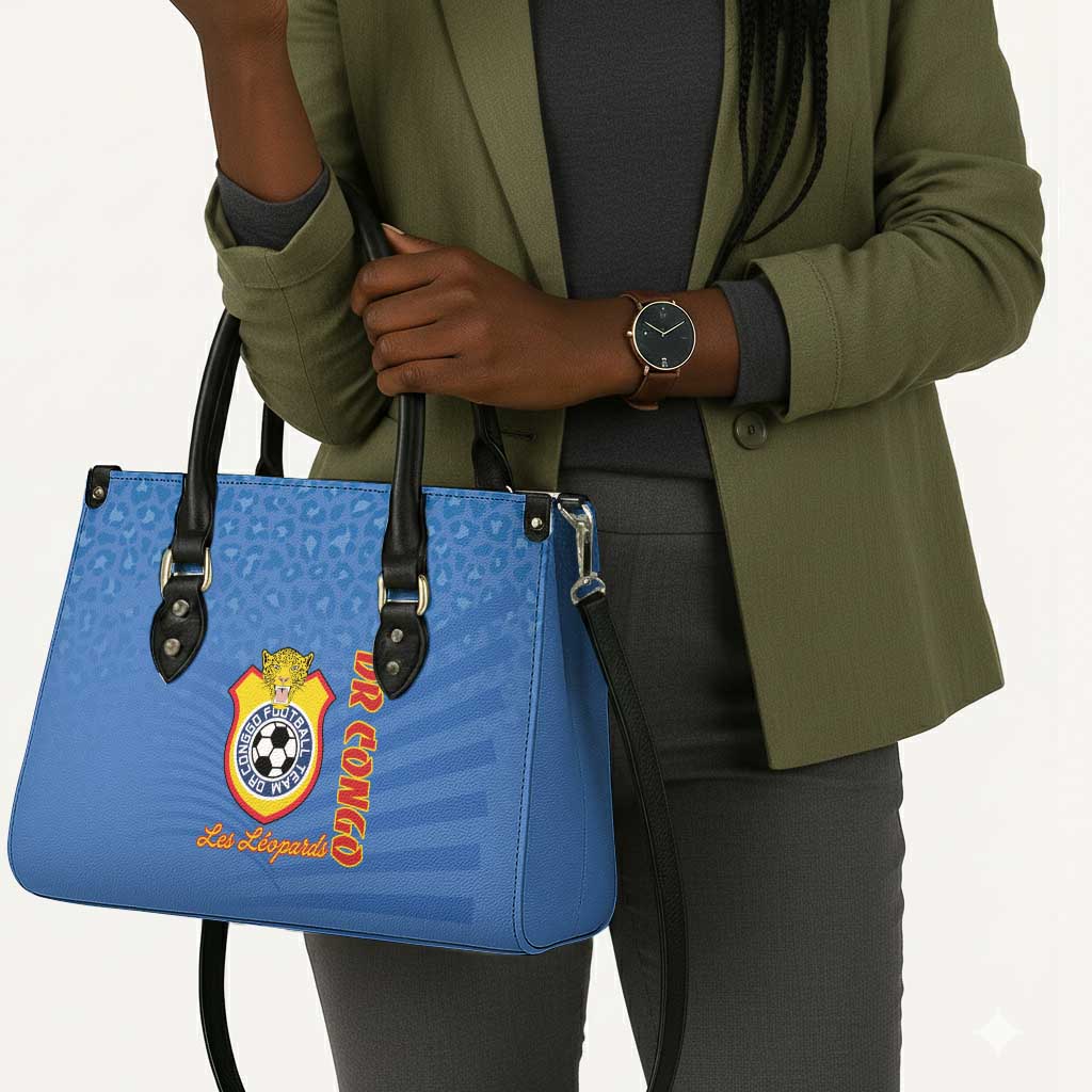 DR Congo Football Leather Bag Come On Les Léopards