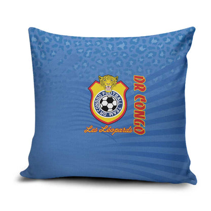 DR Congo Football Pillow Cover Come On Les Léopards
