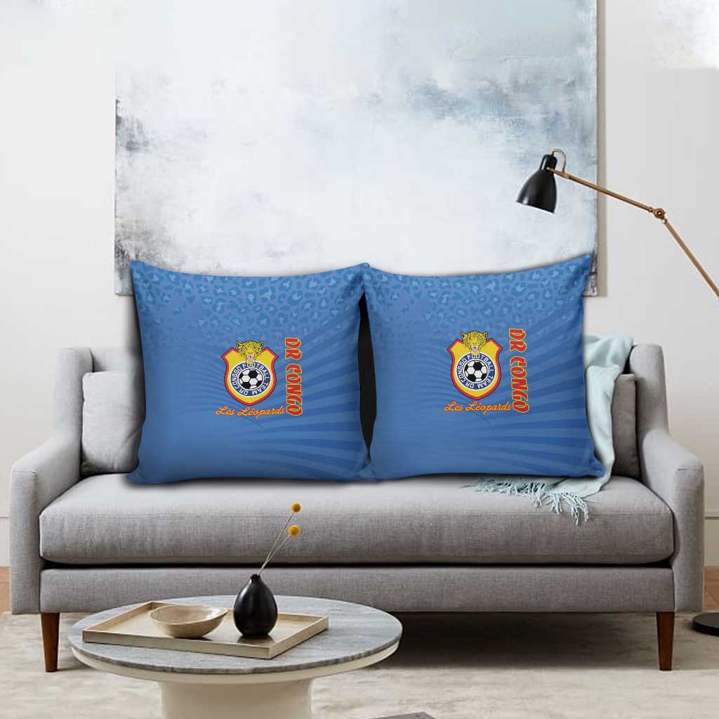 DR Congo Football Pillow Cover Come On Les Léopards
