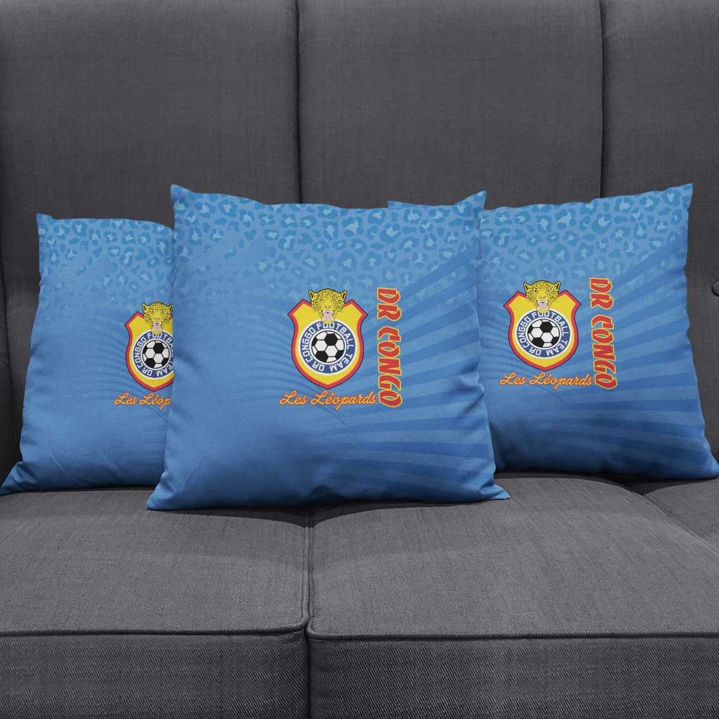 DR Congo Football Pillow Cover Come On Les Léopards