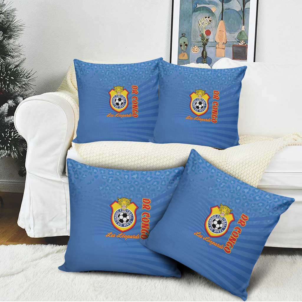 DR Congo Football Pillow Cover Come On Les Léopards