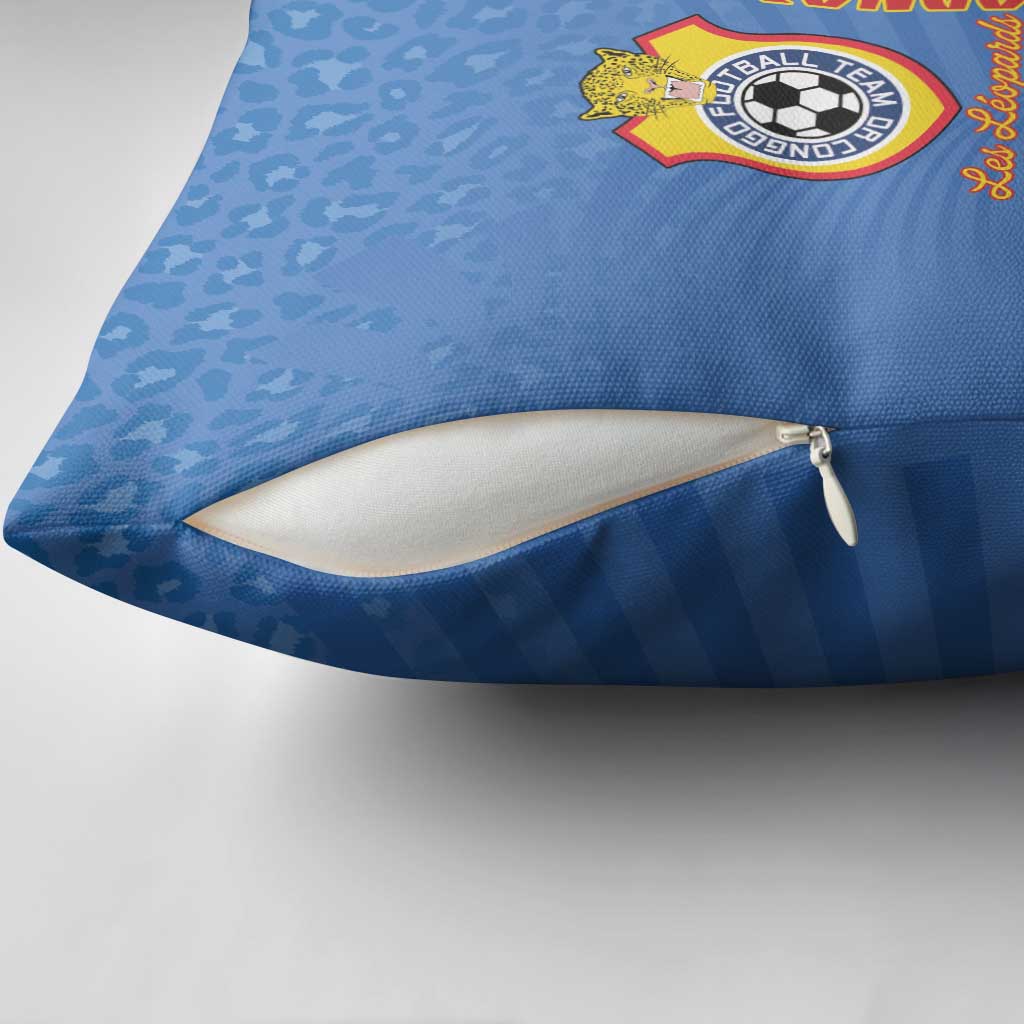 DR Congo Football Pillow Cover Come On Les Léopards