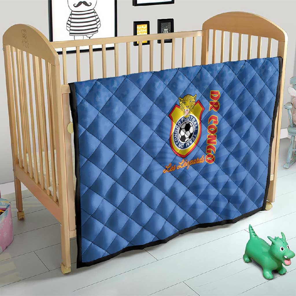 DR Congo Football Quilt Allez Les Léopards - African Pride